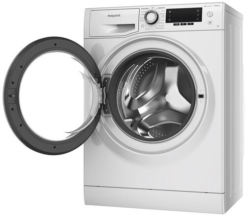 Купить Стиральная машина Hotpoint NSD 6239 S VE RU белый  9960650. Характеристики, отзывы и цены в Донецке