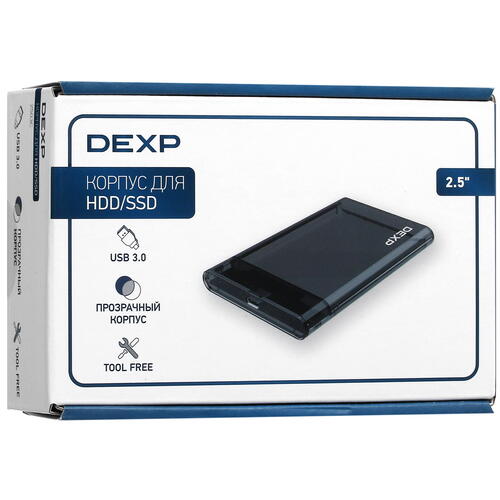 Купить 2.5" Внешний бокс DEXP 2503C  5402257. Характеристики, отзывы и цены в Донецке
