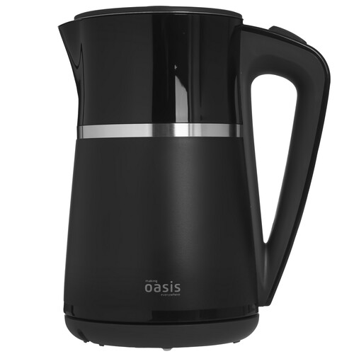 Купить Электрочайник Oasis K-4SPB черный  9135266. Характеристики, отзывы и цены в Донецке