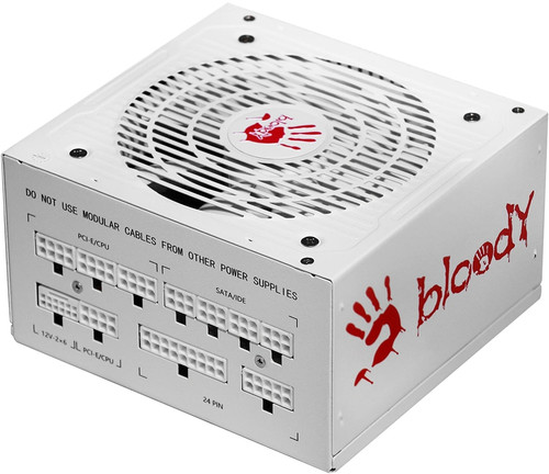 Купить Блок питания Bloody ATX 750W [BD-PS750G-MW] белый  9368256. Характеристики, отзывы и цены в Донецке