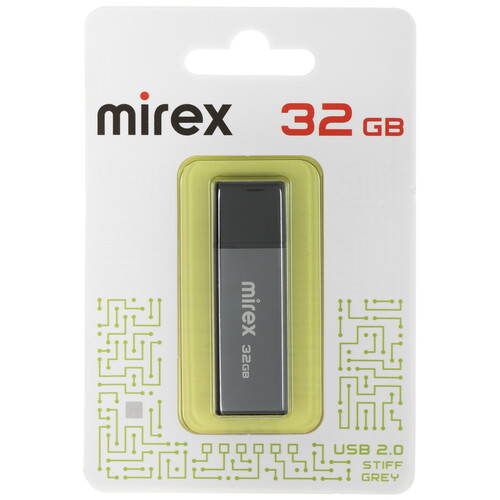 Купить Память USB Flash 32 ГБ Mirex Stiff Gray [13600-FMUSTG32]  5640977. Характеристики, отзывы и цены в Донецке