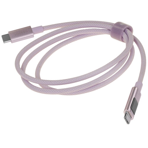 Купить Кабель круглый Ugreen USB Type-C - USB Type-C розовый 1 м  5624663. Характеристики, отзывы и цены в Донецке