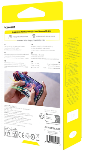 Купить Кабель плоский Baseus Lightning 8-pin - USB Type-C черный 1 м  5627640. Характеристики, отзывы и цены в Донецке