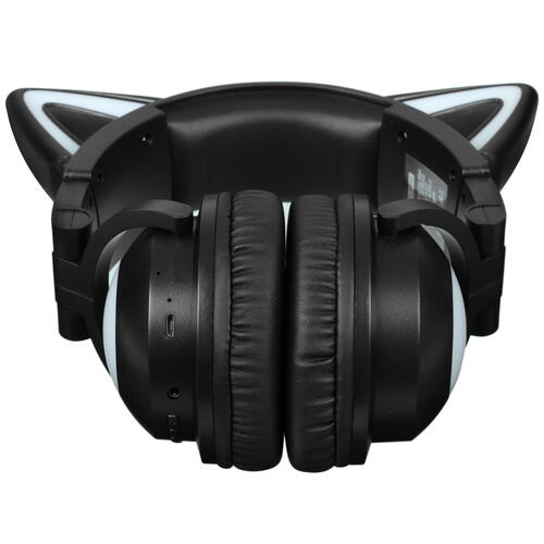 Купить Беспроводные/проводные наушники Qumo Party Cat Mini черный  5074909. Характеристики, отзывы и цены в Донецке