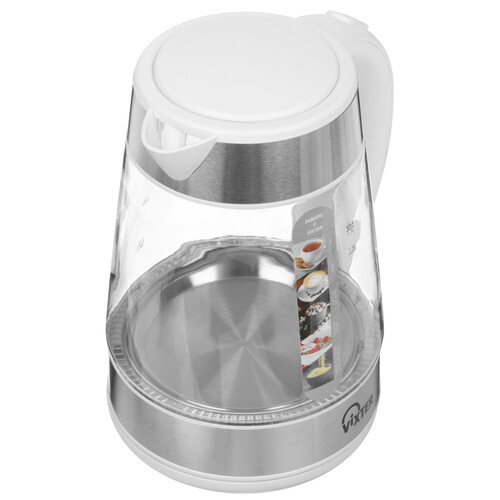 Купить Электрочайник VIXTER KT-2500 белый  9179095. Характеристики, отзывы и цены в Донецке