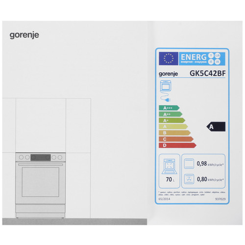 Купить Комбинированная плита Gorenje GK5C42BF черный  9235773. Характеристики, отзывы и цены в Донецке