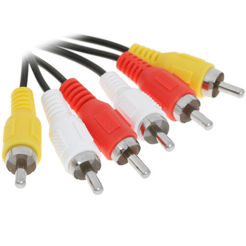 Купить Кабель   Aceline RCA x3 - RCA x3 черный  1380019. Характеристики, отзывы и цены в Донецке