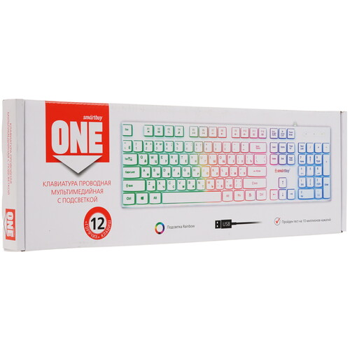Купить Клавиатура  проводная Smartbuy ONE 251  9190190. Характеристики, отзывы и цены в Донецке