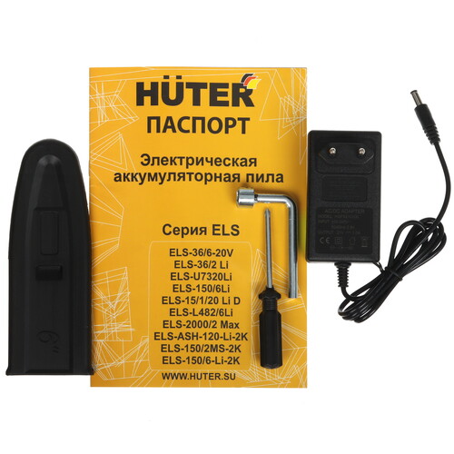 Купить Аккумуляторная цепная пила HUTER ELS-150/6-Li-2К  шина - 15 см (6")  5490968. Характеристики, отзывы и цены в Донецке