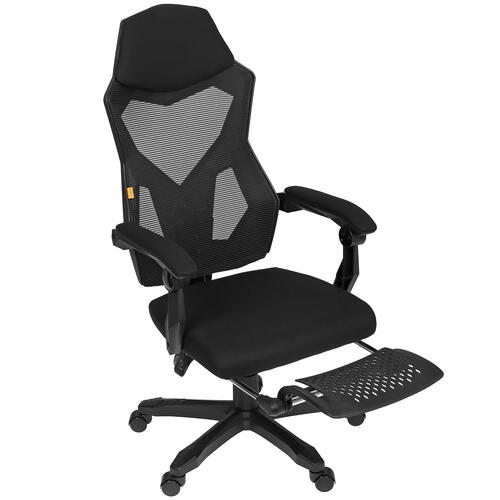 Купить Кресло игровое CHAIRMAN 571 черный  9085906. Характеристики, отзывы и цены в Донецке