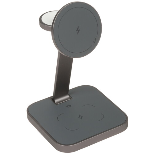 Купить Беспроводное зарядное устройство VLP Unity Power 3 in 1 for Apple серый  9263149. Характеристики, отзывы и цены в Донецке
