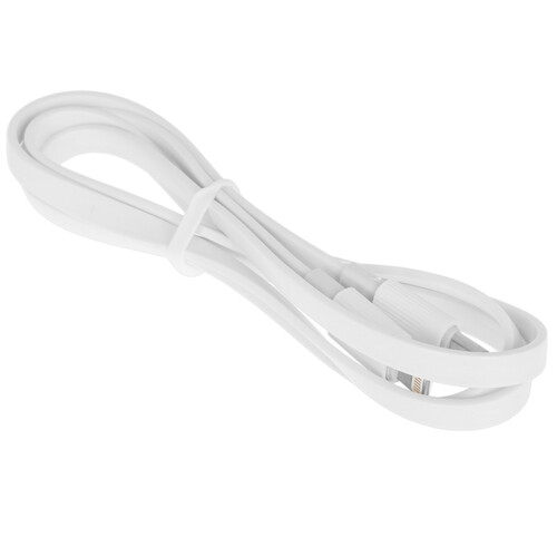 Купить Кабель плоский Borofone Lightning 8-pin - USB Type-C белый 1 м  9244429. Характеристики, отзывы и цены в Донецке