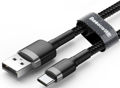 Купить Кабель круглый Baseus USB Type-C - USB 2.0 Type-A черный 3 м  9167109. Характеристики, отзывы и цены в Донецке