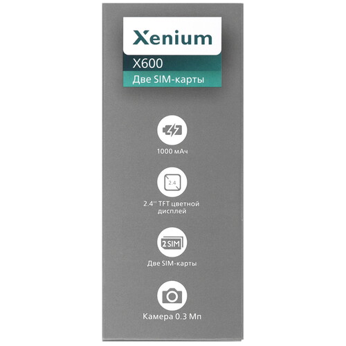 Купить Сотовый телефон Xenium X600 красный  9114195. Характеристики, отзывы и цены в Донецке