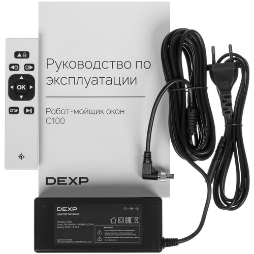 Купить Робот-мойщик окон DEXP C100 серый  9118209. Характеристики, отзывы и цены в Донецке