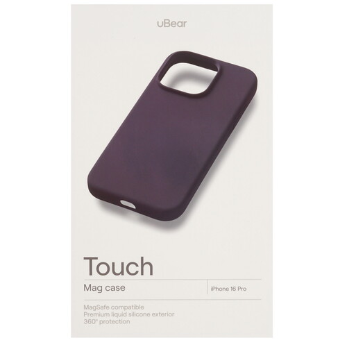 Купить Накладка  uBear Touch Mag Case для Apple iPhone 16 Pro фиолетовый  5474376. Характеристики, отзывы и цены в Донецке