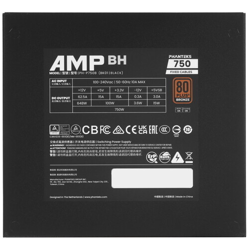 Купить Блок питания PHANTEKS AMP BH 750  5616051. Характеристики, отзывы и цены в Донецке