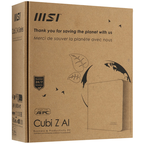 Купить Мини ПК MSI Cubi Z AI 8M-014XRU [9S6-B03231-014]  5637551. Характеристики, отзывы и цены в Донецке