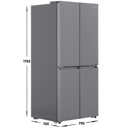 Купить Холодильник многодверный   Hisense RQ5P470SEI1 серебристый  9090089. Характеристики, отзывы и цены в Донецке
