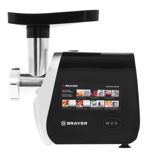 Купить Мясорубка электрическая Brayer BR1608 черный  9068172. Характеристики, отзывы и цены в Донецке