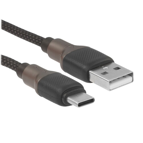 Купить Кабель круглый ACEFAST USB Type-C - USB 2.0 Type-A черный 1.2 м  9191080. Характеристики, отзывы и цены в Донецке