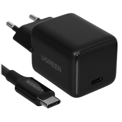Купить Сетевое зарядное устройство Ugreen X513 черный  5626004. Характеристики, отзывы и цены в Донецке