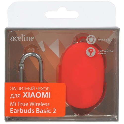 Купить Чехол Aceline для Aceline Basic S, Redmi AirDots 2, Xiaomi Earbuds Basic 2, красный  4775574. Характеристики, отзывы и цены в Донецке