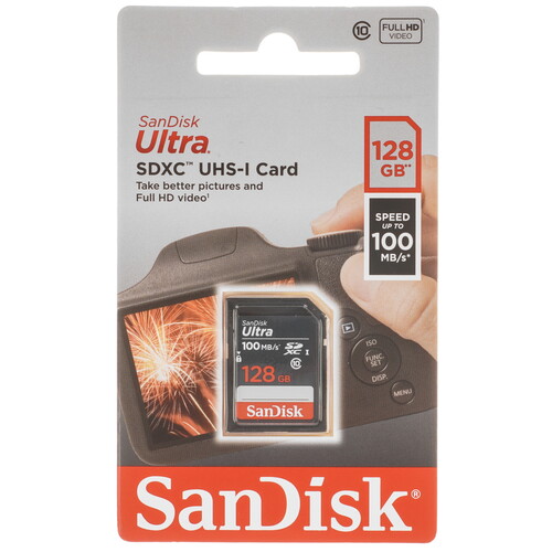 Купить Карта памяти SanDisk Ultra SDXC 128 ГБ  9051209. Характеристики, отзывы и цены в Донецке