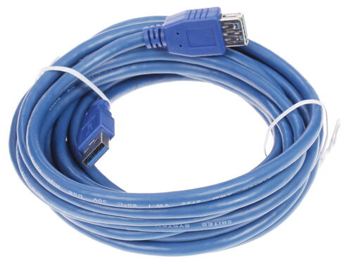 Купить Кабель удлинительный    USB Type-A - USB Type-A 3.0 синий  0126845. Характеристики, отзывы и цены в Донецке