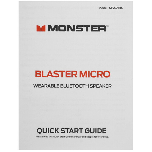 Купить Портативная колонка Monster Blaster Micro, голубой  9272361. Характеристики, отзывы и цены в Донецке