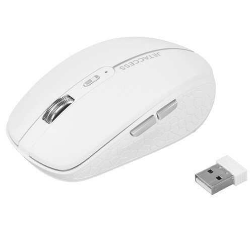 Купить Мышь беспроводная JETACCESS OM-98 BW  белый  9314157. Характеристики, отзывы и цены в Донецке