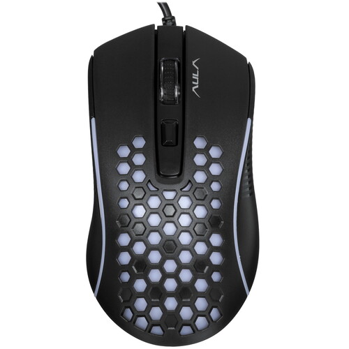 Купить Мышь проводная AULA S11 [80002157] черный  5606257. Характеристики, отзывы и цены в Донецке