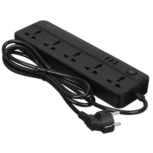 Купить Сетевой фильтр DEXP Universal 520B черный  5402994. Характеристики, отзывы и цены в Донецке