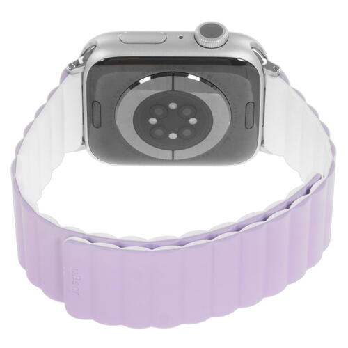 Купить Ремешок uBear для Apple Watch 38/ 40/ 41mm фиолетовый/белый  5460692. Характеристики, отзывы и цены в Донецке