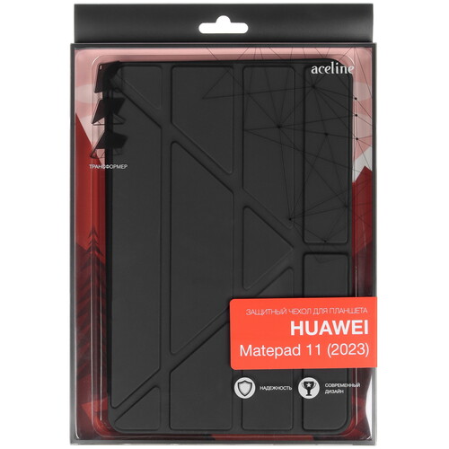 Купить Чехол-книжка Aceline Origami для HUAWEI MatePad 11 (2023) черный  5442249. Характеристики, отзывы и цены в Донецке
