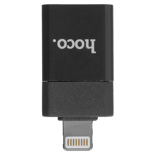 Купить OTG-переходник Hoco черный  5474913. Характеристики, отзывы и цены в Донецке