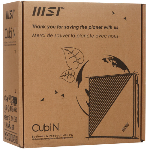 Купить Мини ПК MSI Cubi N ADL-019RU [9S6-B0A911-059]  5454351. Характеристики, отзывы и цены в Донецке