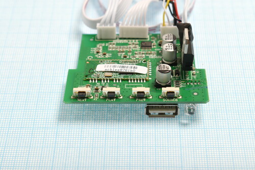 Купить Плата (FK + LED-ind + USB + IR) для колонок F&amp  4845577. Характеристики, отзывы и цены в Донецке