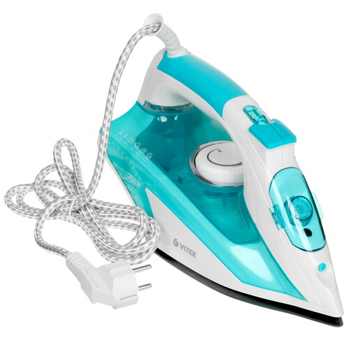 Купить Утюг VITEK VT-8355 бирюзовый  5354348. Характеристики, отзывы и цены в Донецке