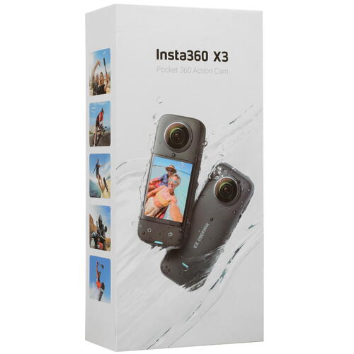 Купить Экшн-камера Insta360 X3 черный  5089843. Характеристики, отзывы и цены в Донецке