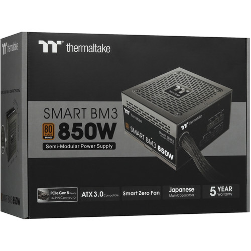 Купить Блок питания Thermaltake Smart BM3 850W - TT Premium Edition [PS-SPD-0850MNFABE-3] черный  5431679. Характеристики, отзывы и цены в Донецке