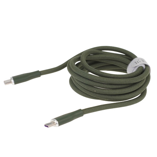 Купить Кабель круглый VOLTME USB Type-C - USB Type-C зеленый 1.8 м  9210903. Характеристики, отзывы и цены в Донецке