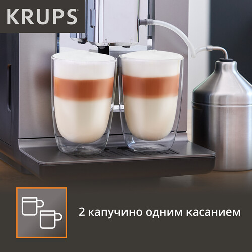 Купить Кофемашина автоматическая Krups EVIDENCE EA894T10 серебристый  9171800. Характеристики, отзывы и цены в Донецке
