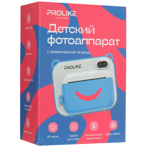 Купить Фотоаппарат моментальной печати Prolike BC29B  9099018. Характеристики, отзывы и цены в Донецке