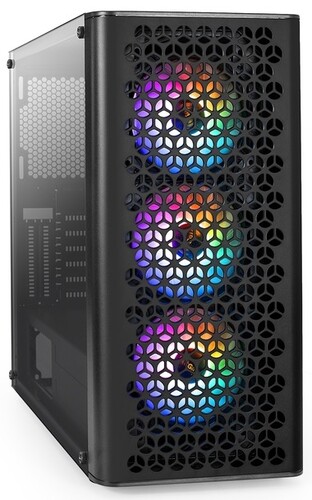 Купить Корпус ExeGate EVO-9202 [EX294965RUS] черный  9101573. Характеристики, отзывы и цены в Донецке