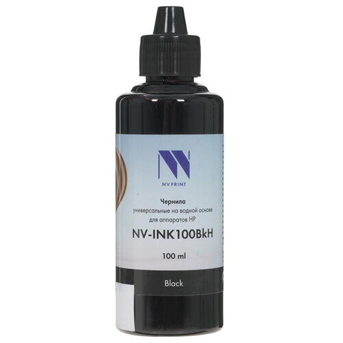 Купить Чернила водорастворимые NV Print NV-INK100BkH черный  9925324. Характеристики, отзывы и цены в Донецке