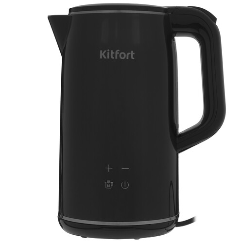 Купить Электрочайник Kitfort KT-6131 черный  5402188. Характеристики, отзывы и цены в Донецке