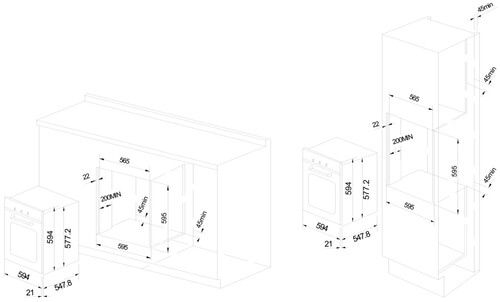 Купить Электрический духовой шкаф Graude BM 60.3 W белый  1319562. Характеристики, отзывы и цены в Донецке