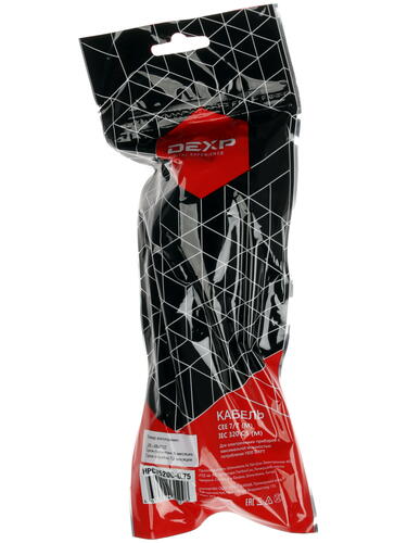 Купить Кабель питания DEXP CEE 7/7 - IEC 320 C5  1116225. Характеристики, отзывы и цены в Донецке