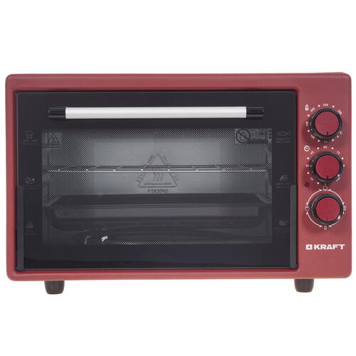 Купить Мини-печь Kraft KF-MO 3200 R красный  5333040. Характеристики, отзывы и цены в Донецке